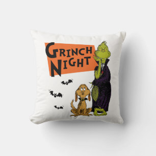 Dr. Seuss   Halloween Grinch Nacht Grafisch Kussen