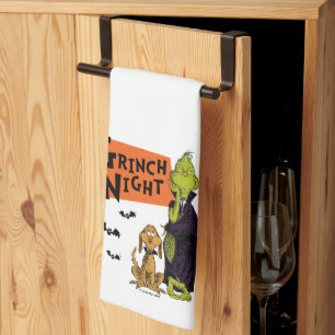 Dr. Seuss Halloween Grinch Nacht Grafisch Theedoek