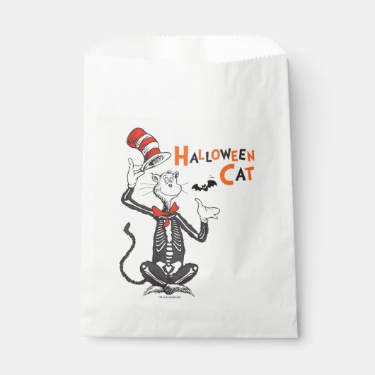Dr. Seuss | Halloween Kat in de Hoed Bedankzakje (Voorkant)