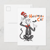 Dr. Seuss | Halloween Kat in de Hoed Briefkaart (Voorkant / Achterkant)