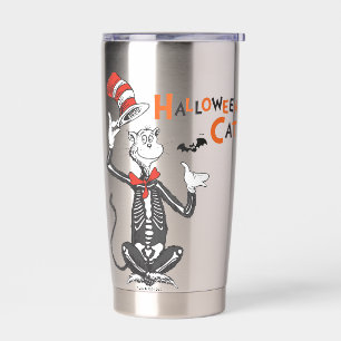Dr. Seuss   Halloween Kat in de Hoed Geïsoleerde Drinkbeker
