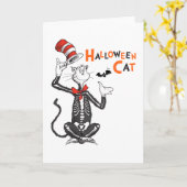 Dr. Seuss | Halloween Kat in de Hoed Kaart (Gele Bloem)