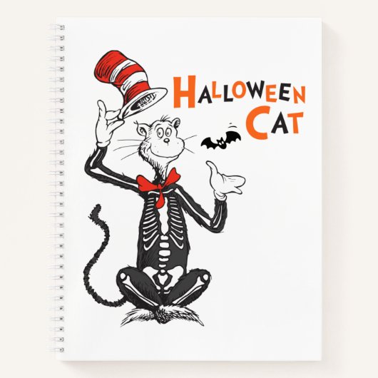 Dr. Seuss | Halloween Kat in de Hoed Notitieboek (Voorkant)