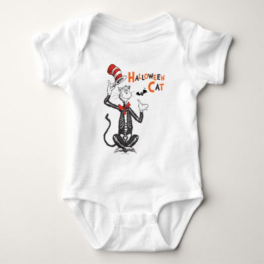 Dr. Seuss | Halloween Kat in de Hoed Romper (Voorkant)