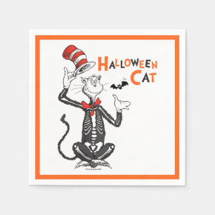 Dr. Seuss Halloween Kat in de Hoed Servet