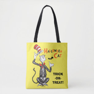Dr. Seuss Halloween Kat in de Hoed Tote Bag