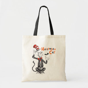Dr. Seuss Halloween Kat in de Hoed Tote Bag