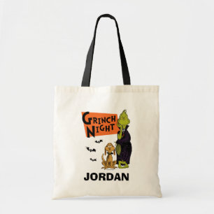 Dr. Seuss Hallowen Grinch Nacht Grafisch Tote Bag