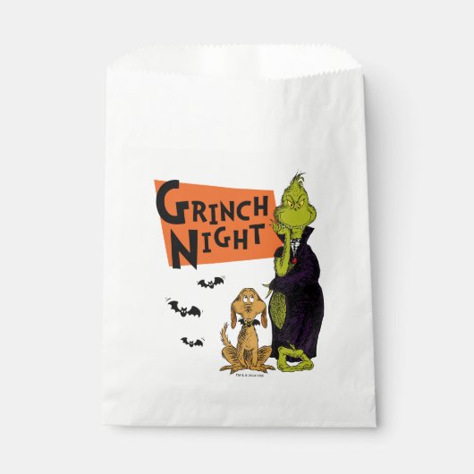 Dr. Seuss | Hallowen Grinch Night Graphic Bedankzakje (Voorkant)