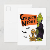 Dr. Seuss | Hallowen Grinch Night Graphic Briefkaart (Voorkant / Achterkant)