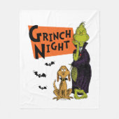 Dr. Seuss | Hallowen Grinch Night Graphic Fleece Deken (Voorkant)