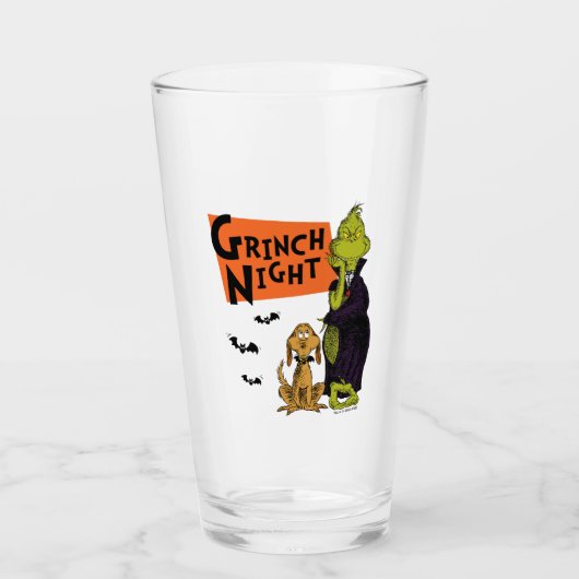 Dr. Seuss | Hallowen Grinch Night Graphic Glas (Voorkant)