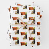 Dr. Seuss | Hallowen Grinch Night Graphic Inpakpapier Vel (In situ)