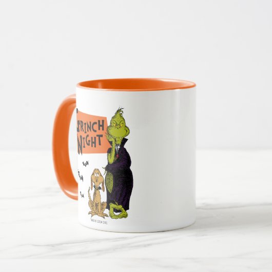 Dr. Seuss | Hallowen Grinch Night Graphic Mok (Voorkant links)