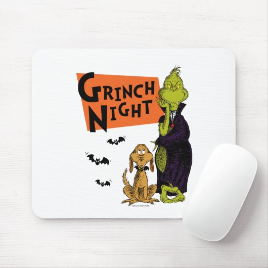 Dr. Seuss | Hallowen Grinch Night Graphic Muismat (Met muis)