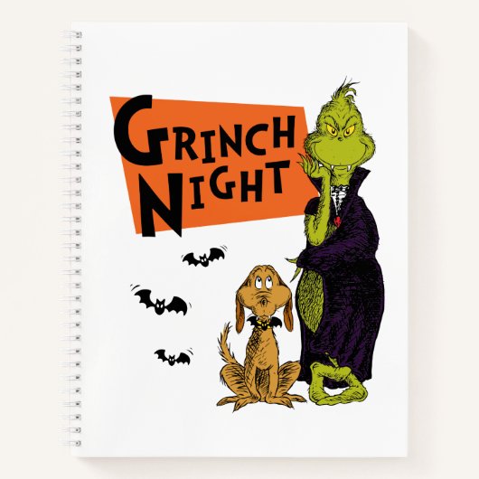 Dr. Seuss | Hallowen Grinch Night Graphic Notitieboek (Voorkant)