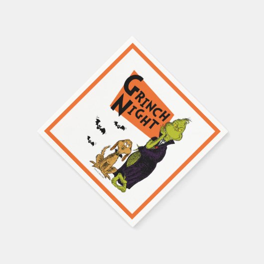 Dr. Seuss | Hallowen Grinch Night Graphic Servet (Hoek)