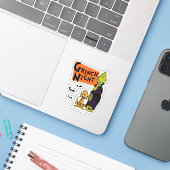 Dr. Seuss | Hallowen Grinch Night Graphic Sticker (Laptop met iPhone)