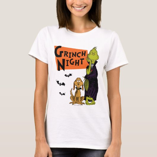 Dr. Seuss | Hallowen Grinch Night Graphic T-shirt (Voorkant)
