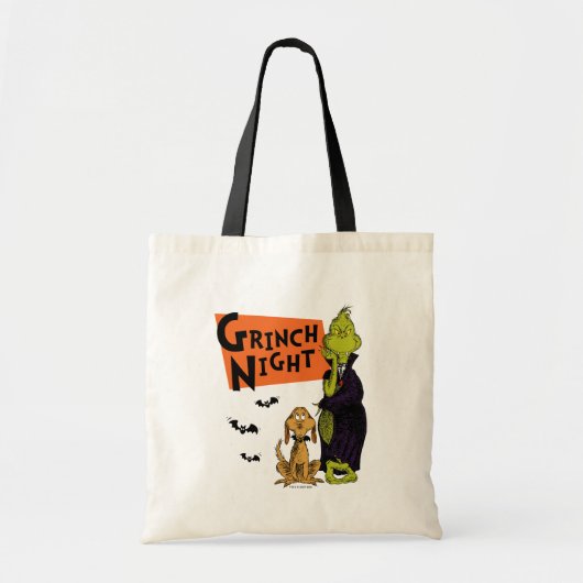Dr. Seuss | Hallowen Grinch Night Graphic Tote Bag (Voorkant)