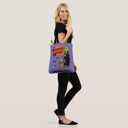 Dr. Seuss | Hallowen Grinch Night Graphic Tote Bag (Op model)