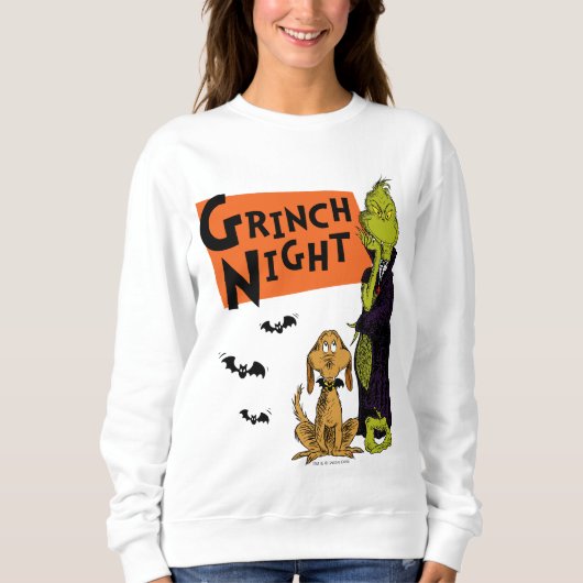 Dr. Seuss | Hallowen Grinch Night Graphic Trui (Voorkant)
