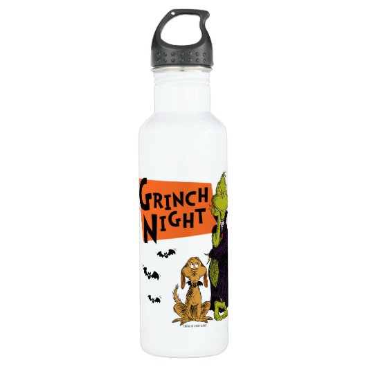 Dr. Seuss | Hallowen Grinch Night Graphic Waterfles (Voorkant)