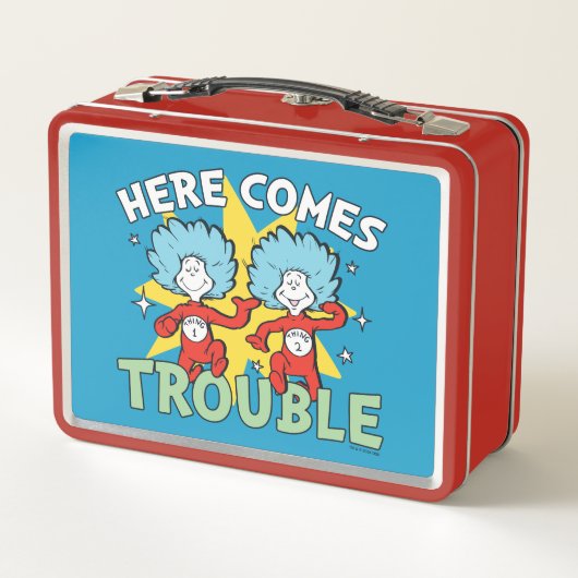 Dr. Seuss | Het eerste ding twee hier komt problem (Achterkant)