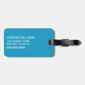 Dr. Seuss | Het eerste ding twee hier komt problem Bagagelabel (Achterkant horizontaal)