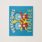 Dr. Seuss | Het eerste ding twee hier komt problem Legpuzzel (Verticaal)