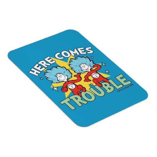 Dr. Seuss | Het eerste ding twee hier komt problem Magneet (Rechterzijde)