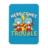 Dr. Seuss | Het eerste ding twee hier komt problem Magneet (Verticaal)