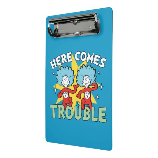 Dr. Seuss | Het eerste ding twee hier komt problem Mini Klembord (Angled2)