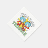 Dr. Seuss | Het eerste ding twee hier komt problem Servet (Hoek)