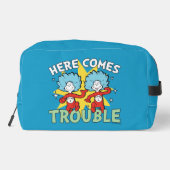Dr. Seuss | Het eerste ding twee hier komt problem Toilettasje (Achterkant)