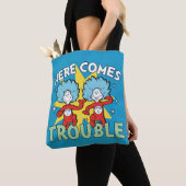 Dr. Seuss | Het eerste ding twee hier komt problem Tote Bag (Dichtbij)