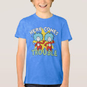Dr. Seuss | Het eerste ding twee hier komt problem Tri-Blend Shirt (Voorkant)