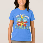 Dr. Seuss | Het eerste ding twee hier komt problem Tri-Blend Shirt (Voorkant)