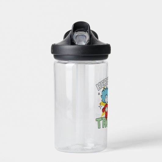 Dr. Seuss | Het eerste ding twee hier komt problem Waterfles (Voorkant)