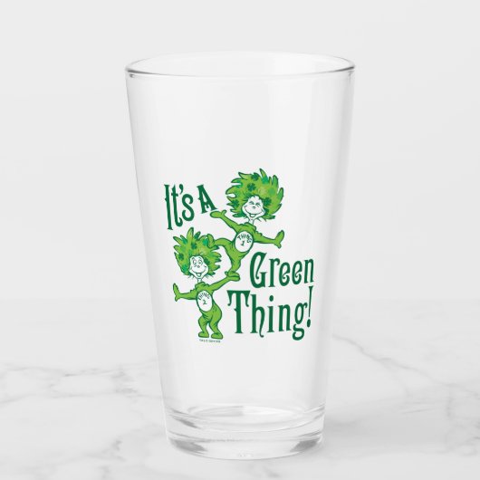 Dr. Seuss | Het is een Groene Ding! Glas (Voorkant)