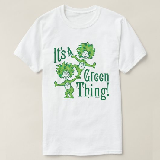 Dr. Seuss | Het is een Groene Ding! T-shirt (Design voorkant)