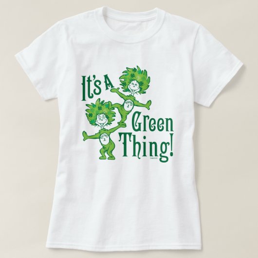 Dr. Seuss | Het is een Groene Ding! T-shirt (Design voorkant)