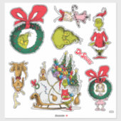 Dr. Seuss | Hoe Grinch heeft Kerstmis gestolen Sticker (Vel)