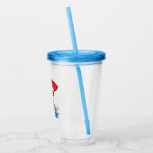 Dr. Seuss Hoed Logo Acryl Drinkbeker (Links)