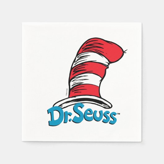 Dr. Seuss Hoed Logo Servet (Voorkant)