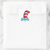 Dr. Seuss Hoed Logo Vierkante Sticker (Tas)