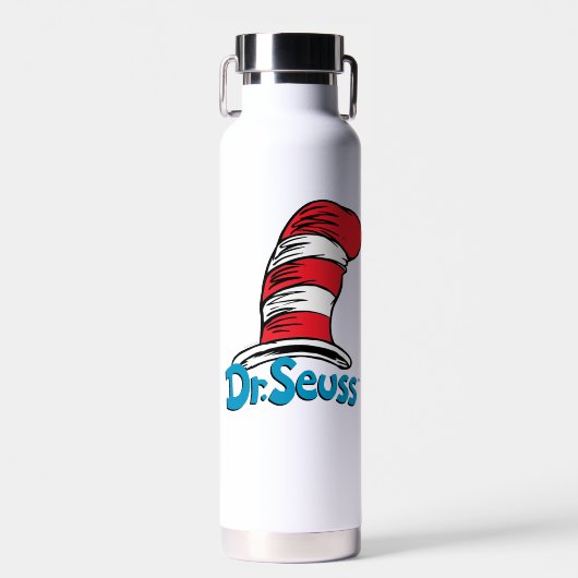 Dr. Seuss Hoed Logo Waterfles (Voorkant)