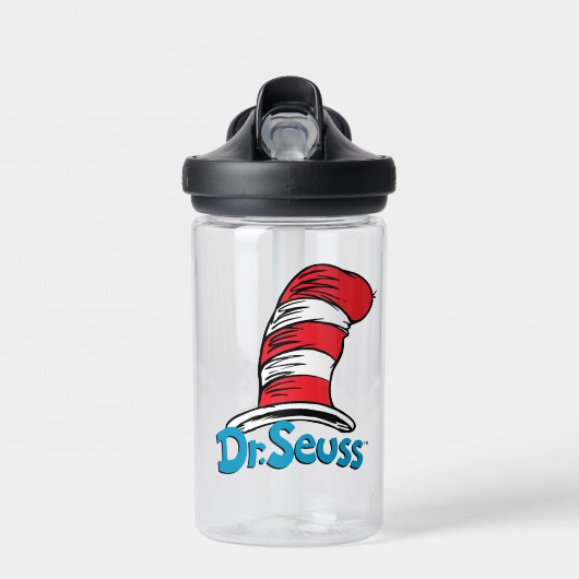 Dr. Seuss Hoed Logo Waterfles (Voorkant)