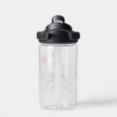 Dr. Seuss Hoed Logo Waterfles (Achterkant)