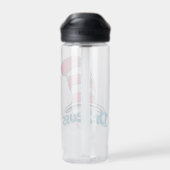 Dr. Seuss Hoed Logo Waterfles (Achterkant)